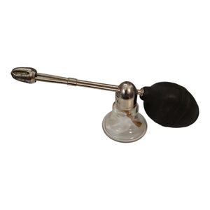 Vintage DeVilbiss No 127 Spray Bottle Glass Atomizer Black Squeeze bulb